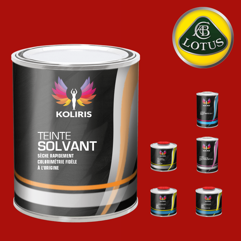 Pack peinture vernis apprêt voiture solvant Lotus - Carenciel.pro