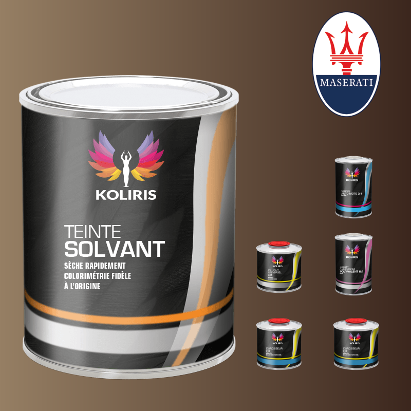 Pack peinture vernis apprêt voiture solvant Maserati - Carenciel