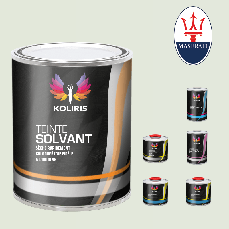 Pack peinture vernis apprêt voiture solvant Maserati - Carenciel