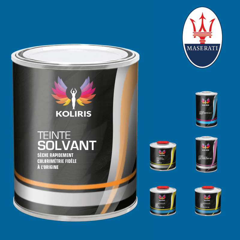 Pack peinture vernis apprêt voiture solvant Maserati - Carenciel