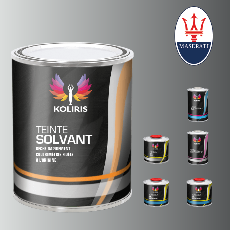 Pack peinture vernis apprêt voiture solvant Maserati - Carenciel