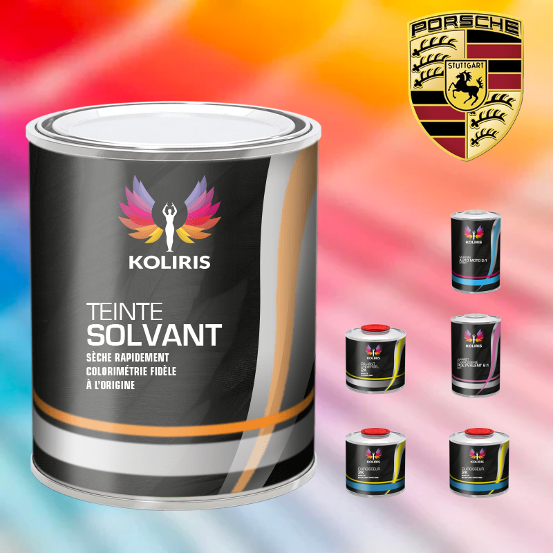 Pack peinture vernis apprêt voiture solvant Porsche - Carenciel