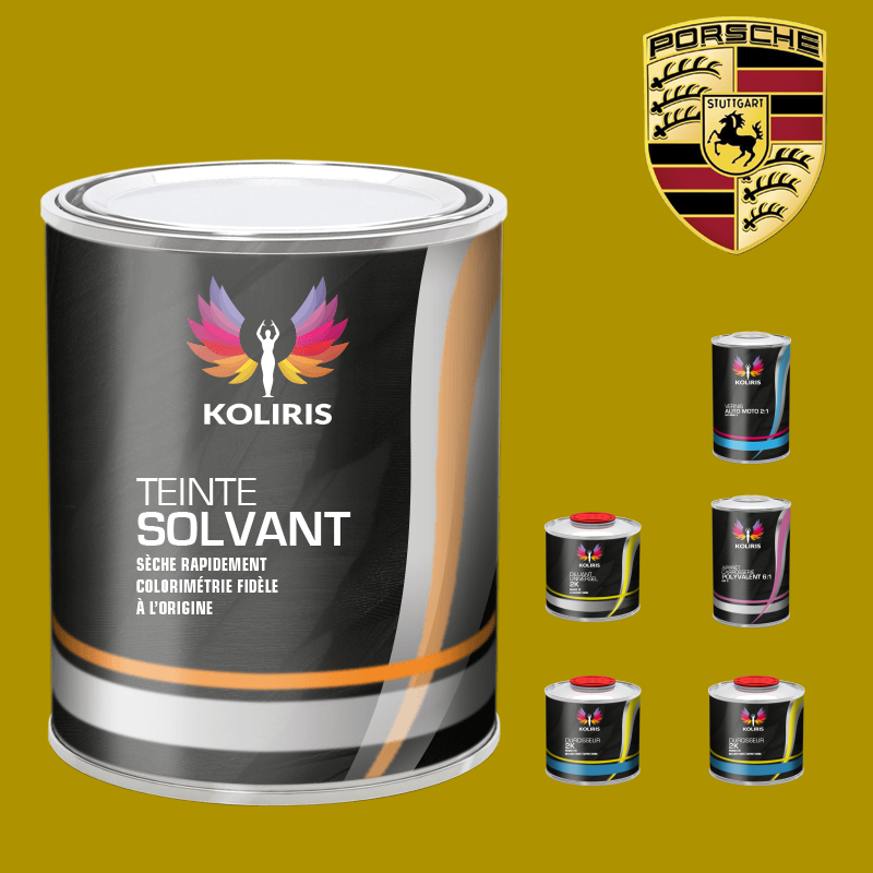 Pack peinture vernis apprêt voiture solvant Porsche - Carenciel