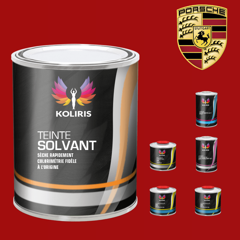 Pack peinture vernis apprêt voiture solvant Porsche - Carenciel