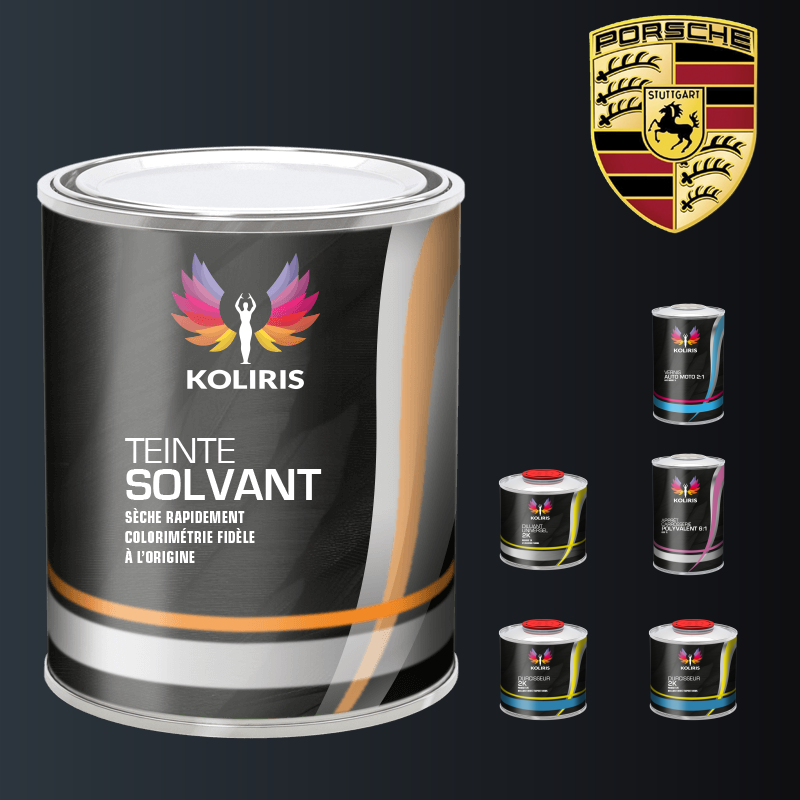 Pack peinture vernis apprêt voiture solvant Porsche - Carenciel