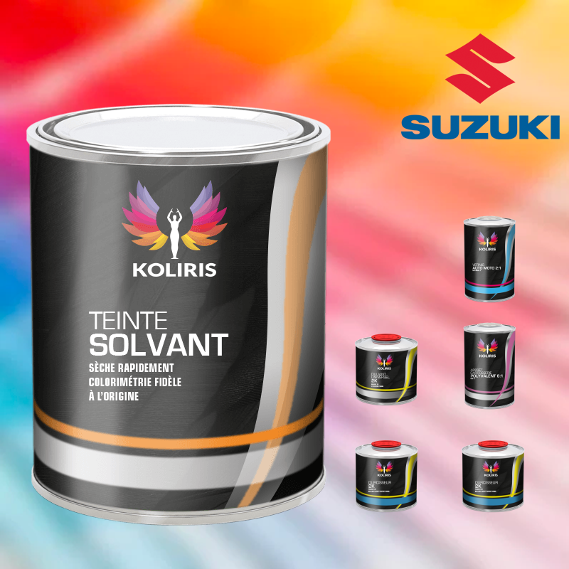 Pack peinture vernis apprêt voiture solvant Suzuki - carenciel.pro