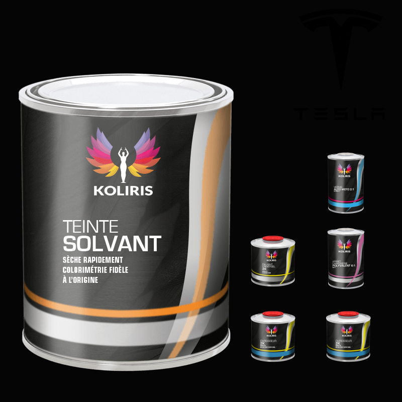 Pack peinture vernis apprêt voiture solvant Tesla - Carenciel.pro