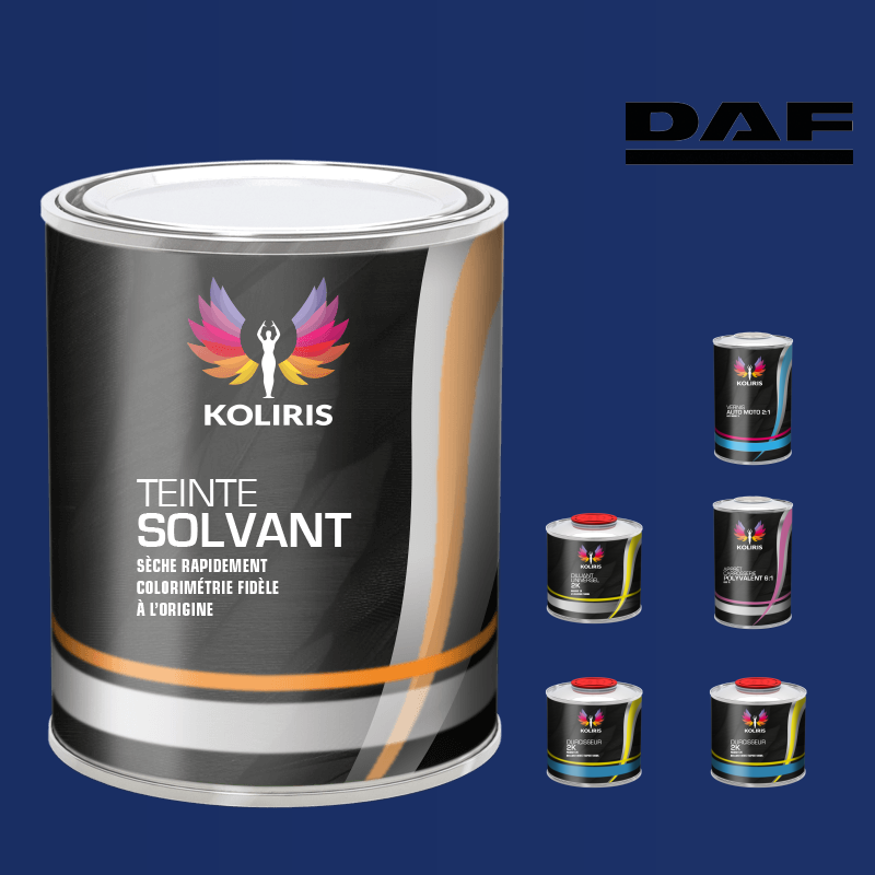 Pack peinture vernis apprêt utilitaire - camion solvant Daf