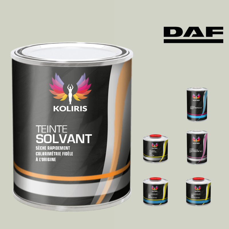 Pack peinture vernis apprêt utilitaire - camion solvant Daf