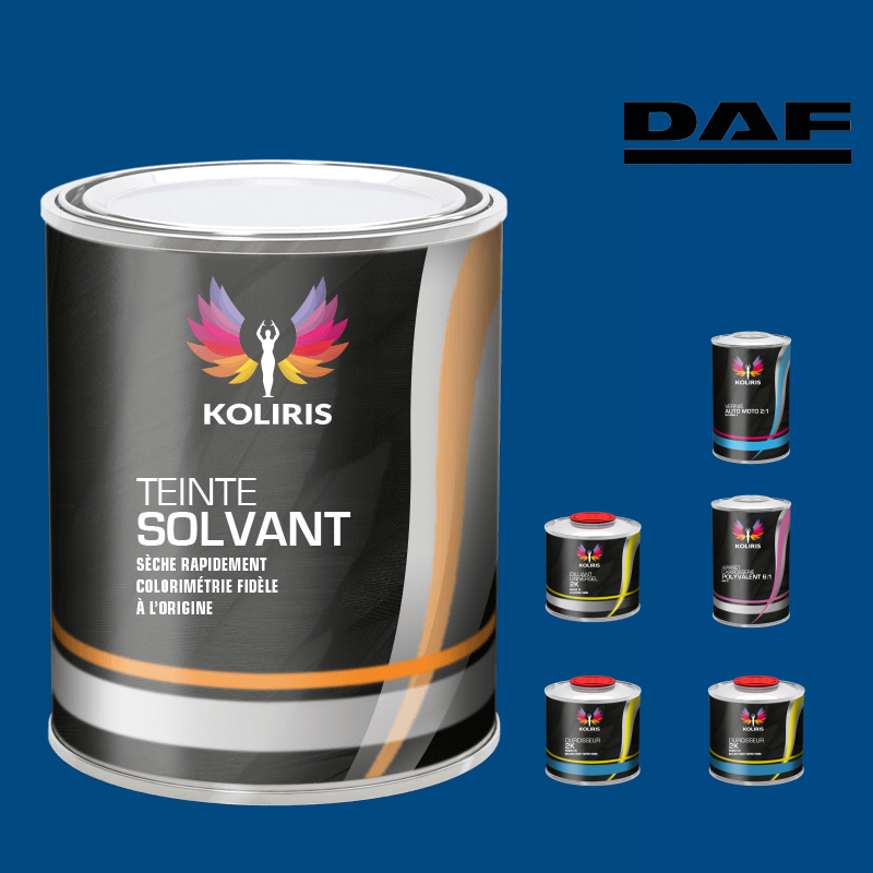 Pack peinture vernis apprêt utilitaire - camion solvant Daf