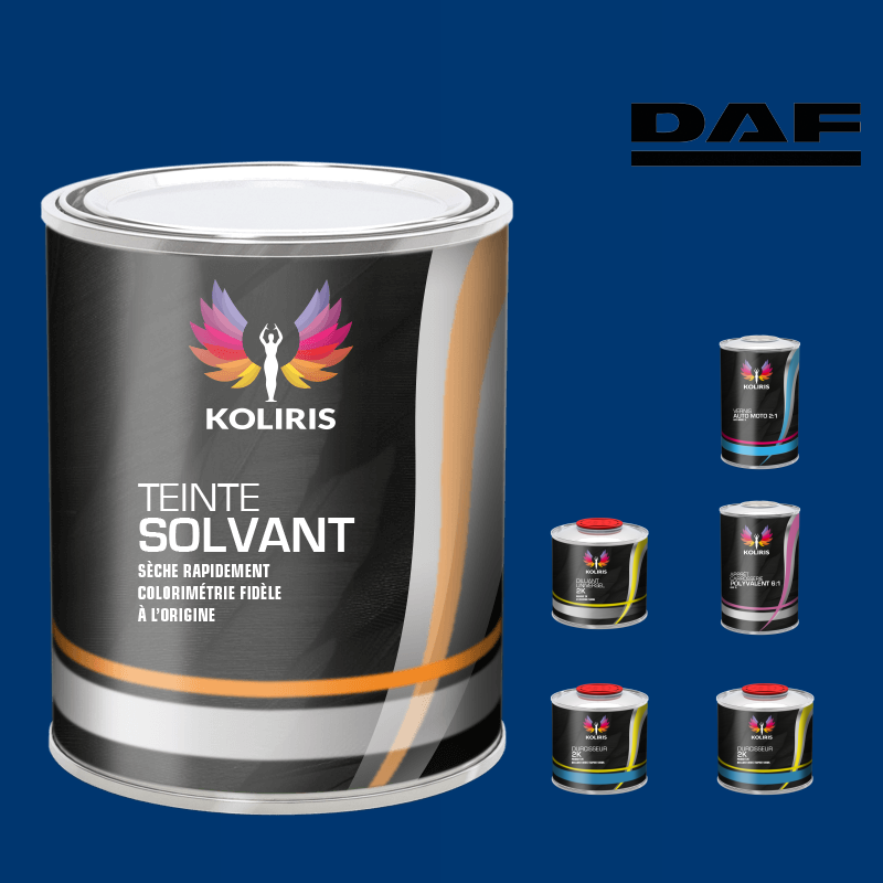 Pack peinture vernis apprêt utilitaire - camion solvant Daf