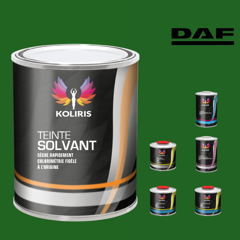 Pack peinture vernis apprêt utilitaire - camion solvant Daf