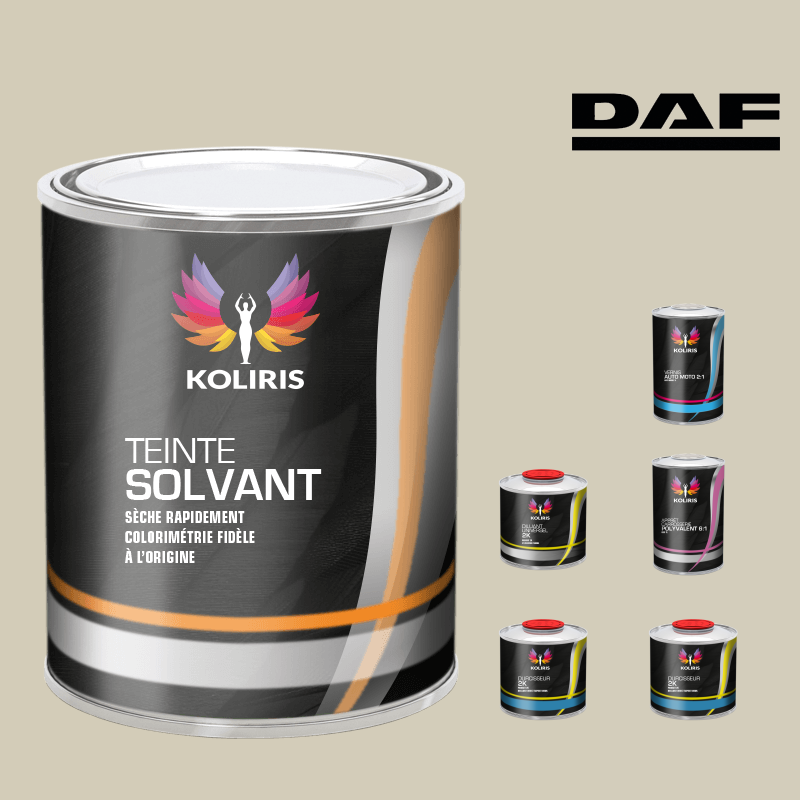 Pack peinture vernis apprêt utilitaire - camion solvant Daf