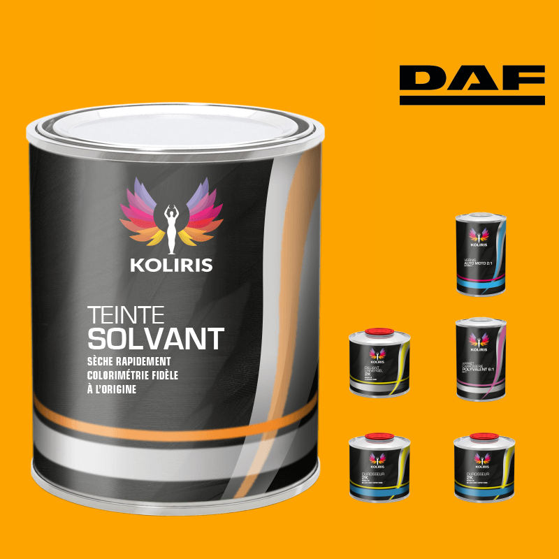 Pack peinture vernis apprêt utilitaire - camion solvant Daf