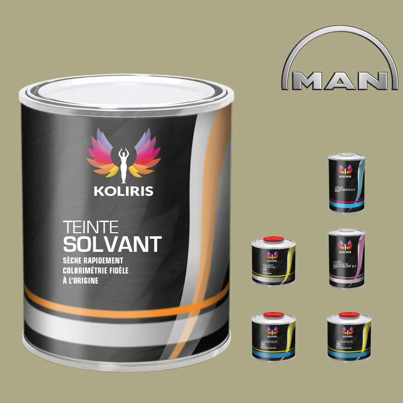 Pack peinture vernis apprêt utilitaire - camion solvant Man