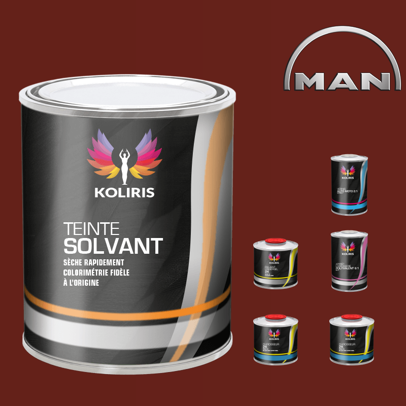 Pack peinture vernis apprêt utilitaire - camion solvant Man