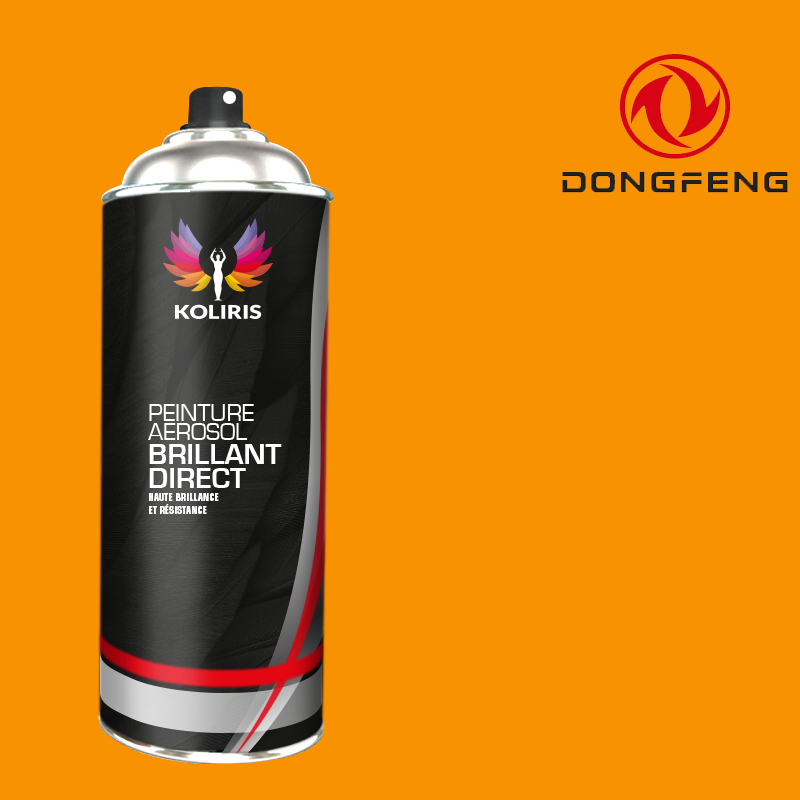 Bombe de peinture voiture Dongfeng 1K brillant 400ml - Carenciel