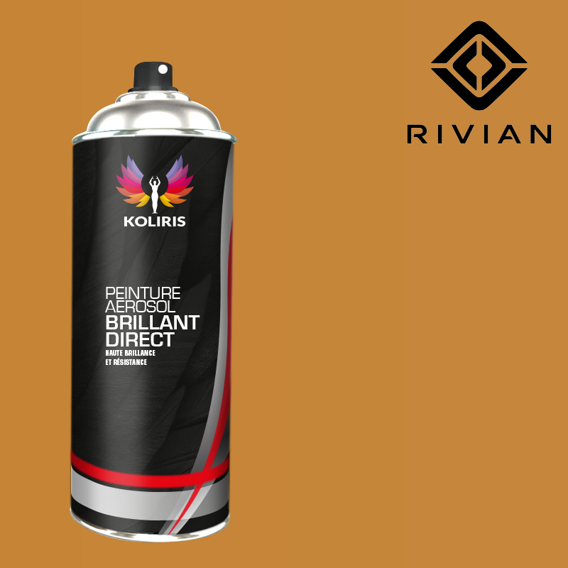 Bombe de peinture voiture 1K brillant Rivian