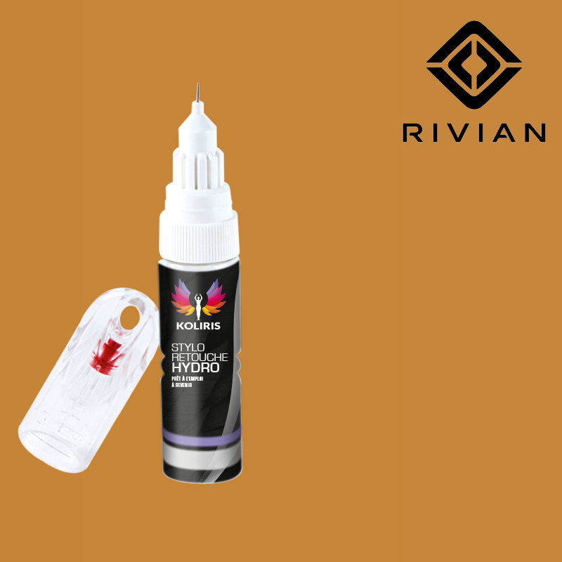 Stylo retouche peinture voiture Rivian
