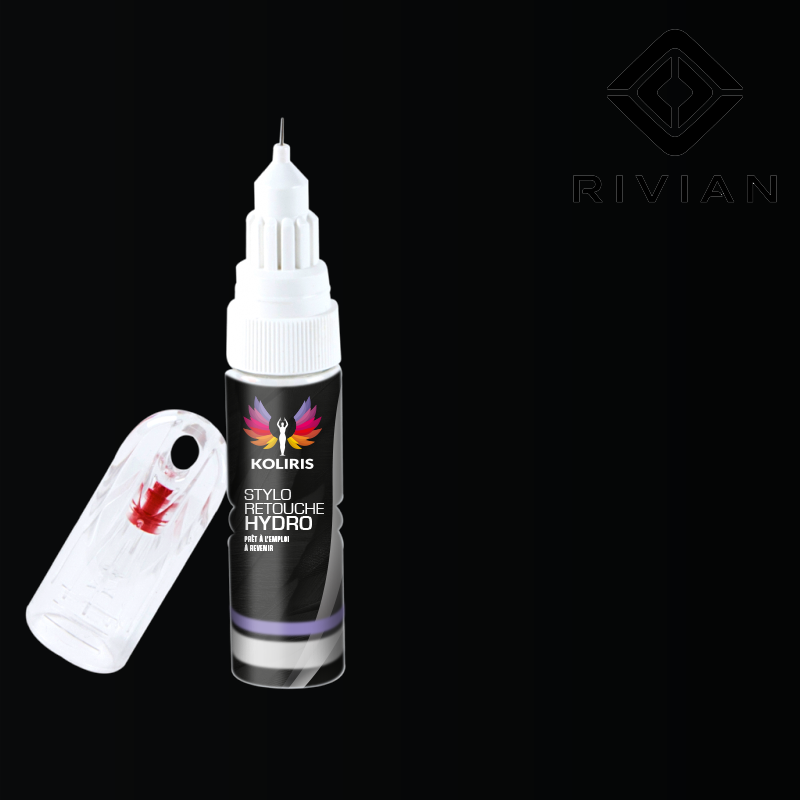 Stylo retouche peinture voiture Rivian