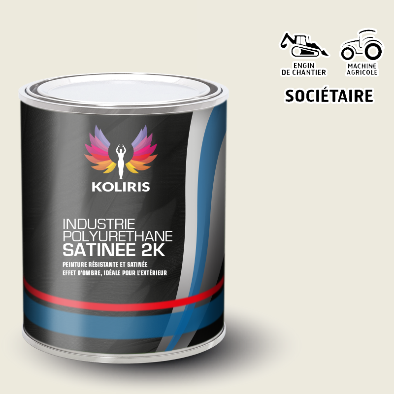 Peinture polyuréthane 2K pour engins de chantier et machines agricoles