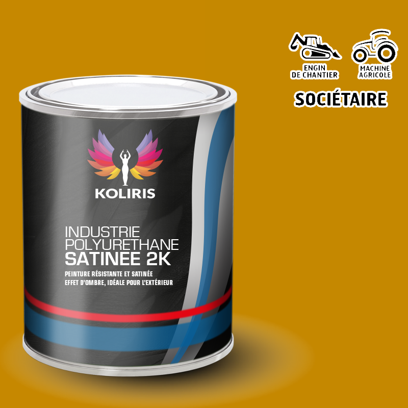 Peinture polyuréthane 2K pour engins de chantier et machines agricoles