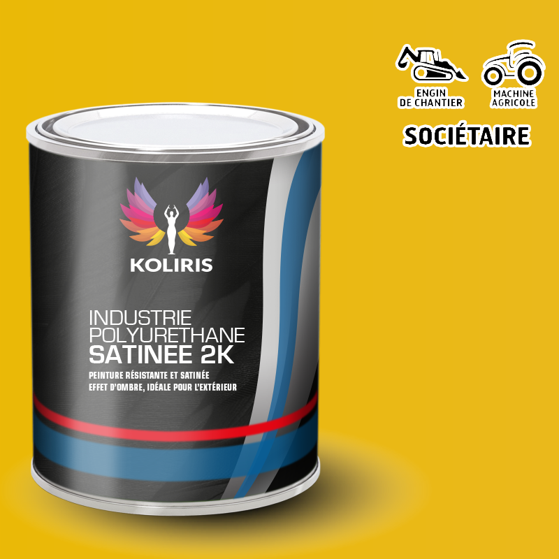 Peinture polyuréthane 2K pour engins de chantier et machines agricoles