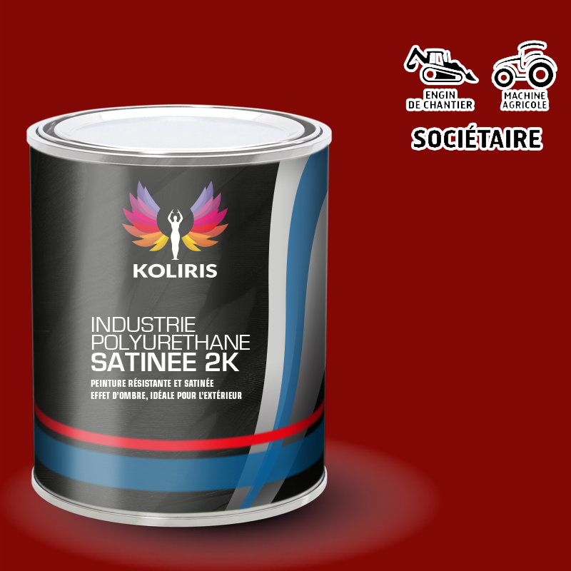 Peinture polyuréthane 2K pour engins de chantier et machines agricoles