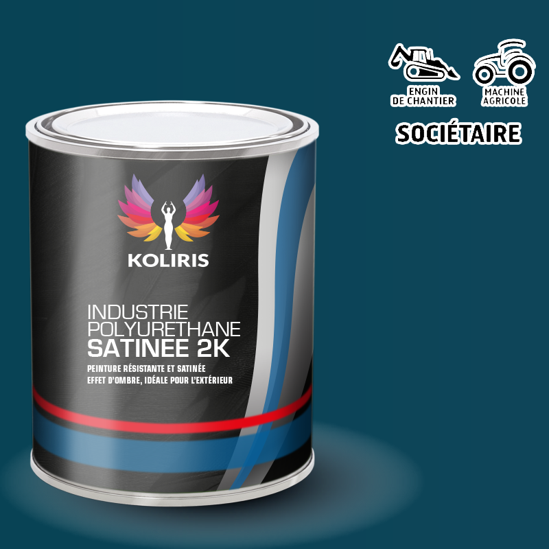 Peinture polyuréthane 2K pour engins de chantier et machines agricoles