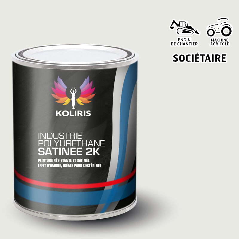 Peinture polyuréthane 2K pour engins de chantier et machines agricoles