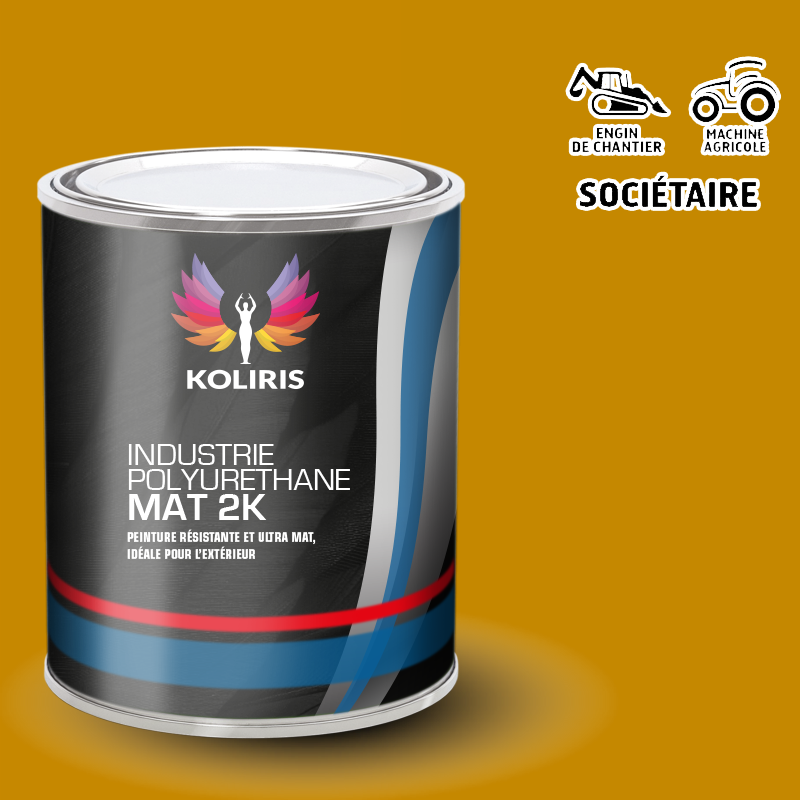 Peinture industrie 2K PU mat Agricole et Engin de chantier - Carenciel.pro
