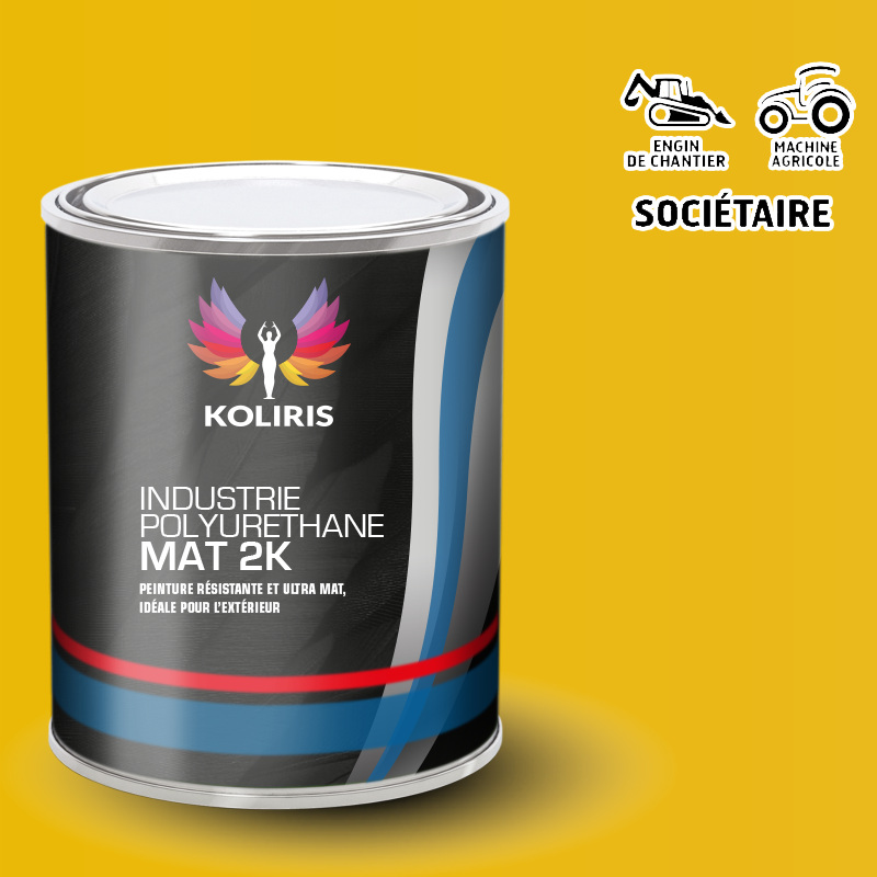 Peinture industrie 2K PU mat Agricole et Engin de chantier - Carenciel.pro