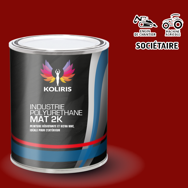 Peinture industrie 2K PU mat Agricole et Engin de chantier - Carenciel.pro