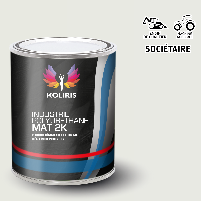 Peinture industrie 2K PU mat Agricole et Engin de chantier - Carenciel.pro