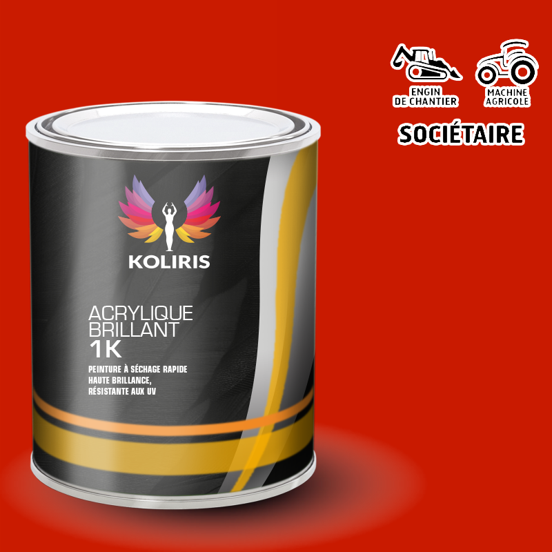 Peinture industrielle brillante Agricole et Engin de chantier - Carenciel