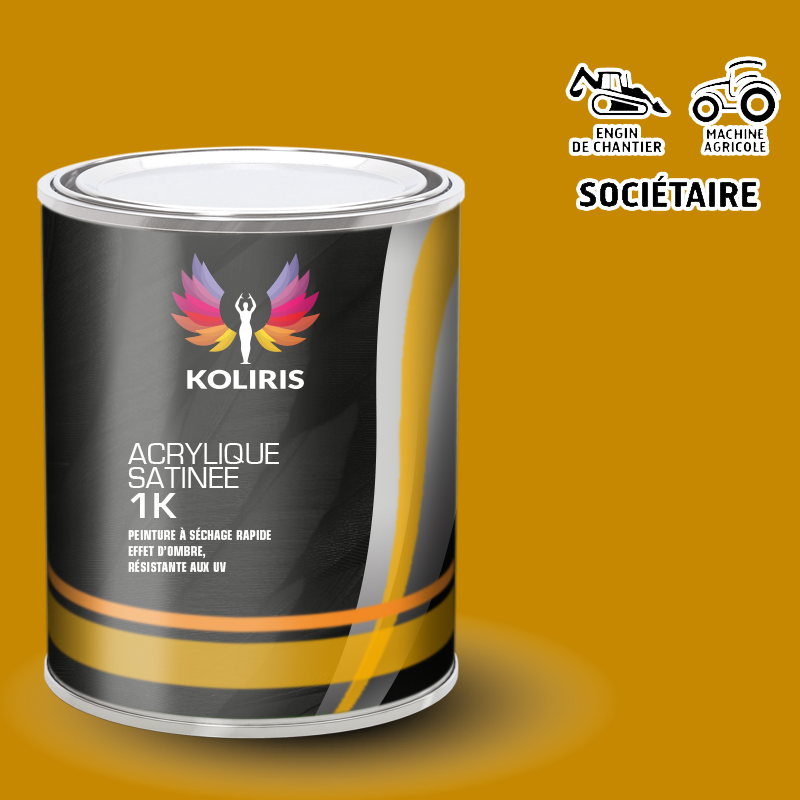 Peinture industrielle satinée Agricole et Engin de chantier | carenciel.pro