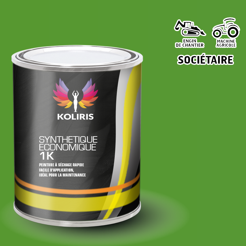 Peinture industrielle pour maintenance agricole et engin de chantier