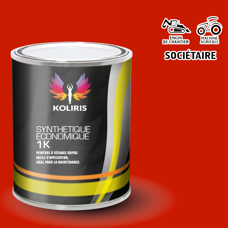Peinture industrielle pour maintenance agricole et engin de chantier