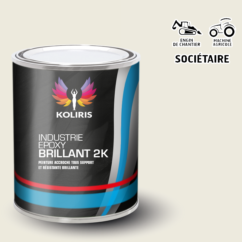 Peinture époxy 2K brillant pour Agricole et Engin de chantier