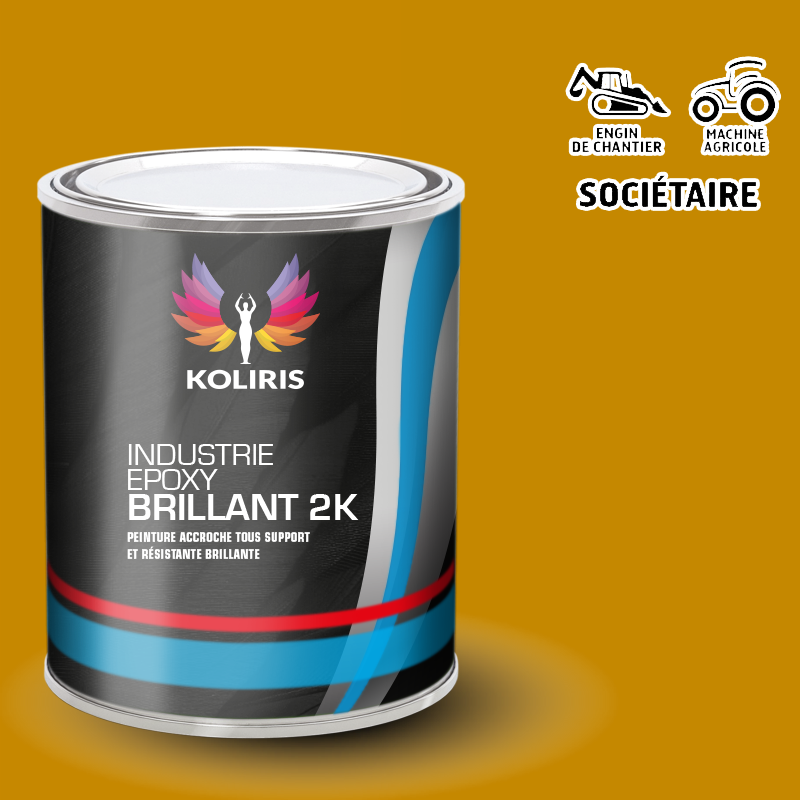 Peinture époxy 2K brillant pour Agricole et Engin de chantier