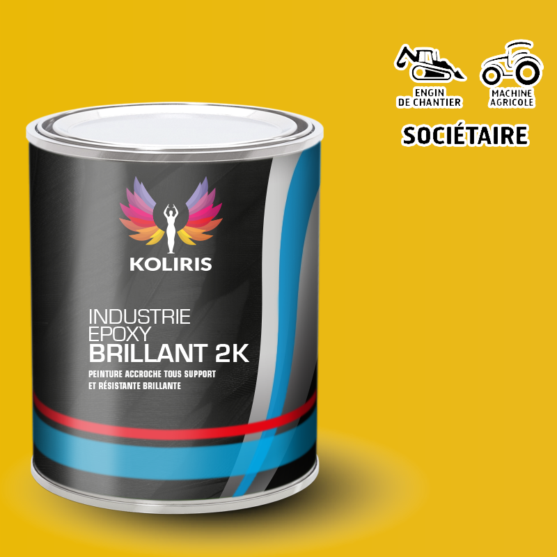 Peinture époxy 2K brillant pour Agricole et Engin de chantier