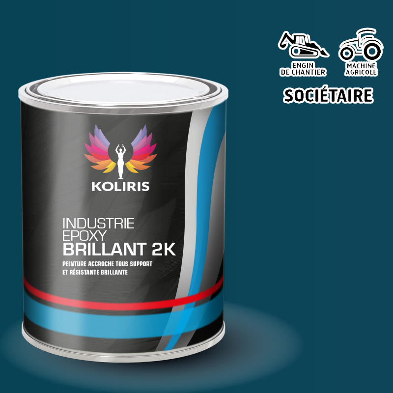 Peinture époxy 2K brillant pour Agricole et Engin de chantier