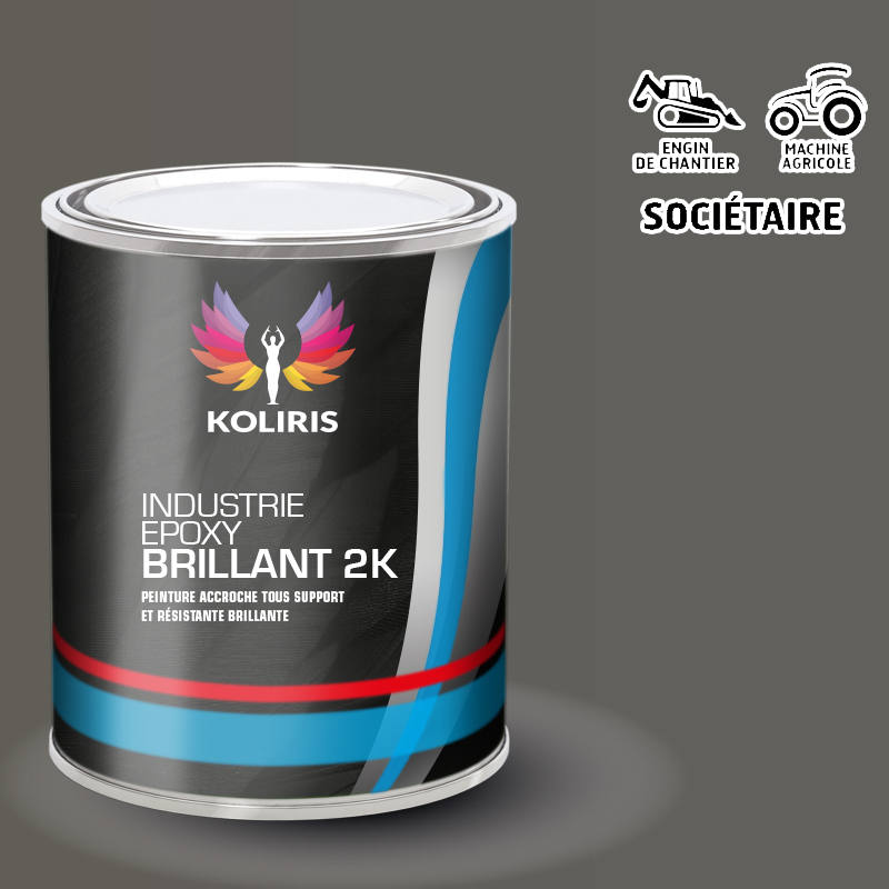Peinture époxy 2K brillant pour Agricole et Engin de chantier