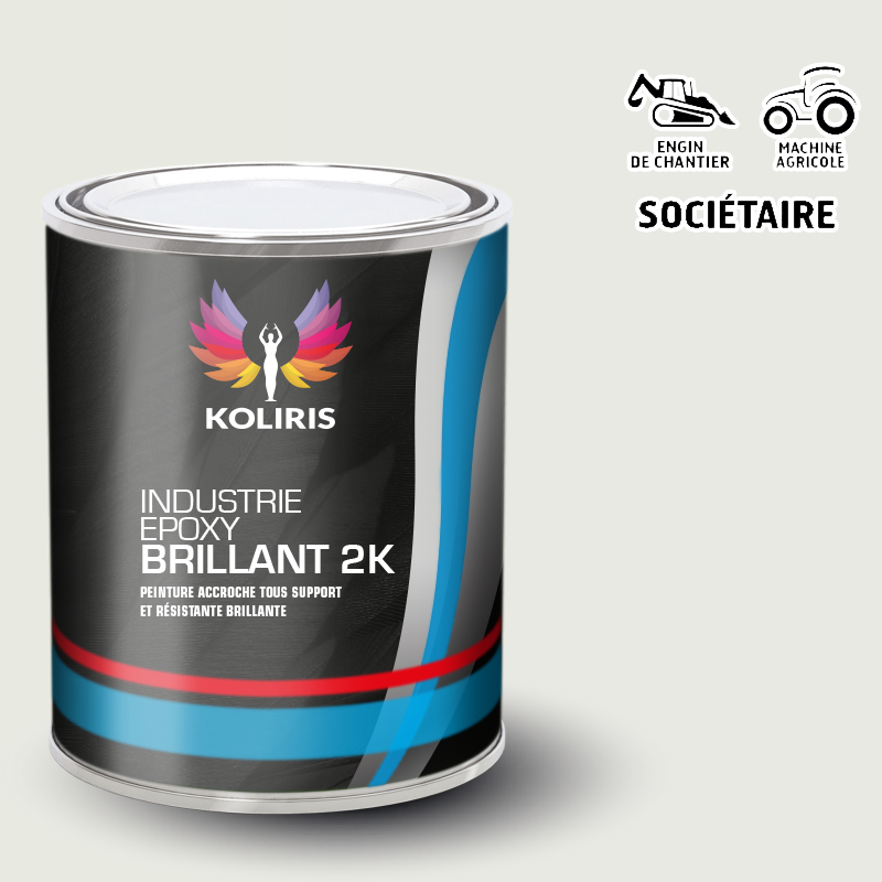 Peinture époxy 2K brillant pour Agricole et Engin de chantier