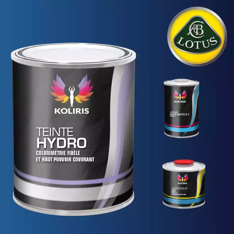 Kit peinture et vernis voiture hydro Lotus 