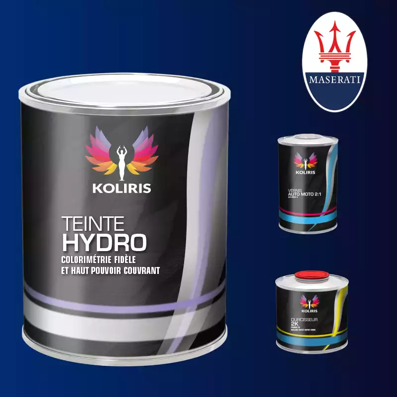 Kit peinture et vernis voiture hydro Maserati