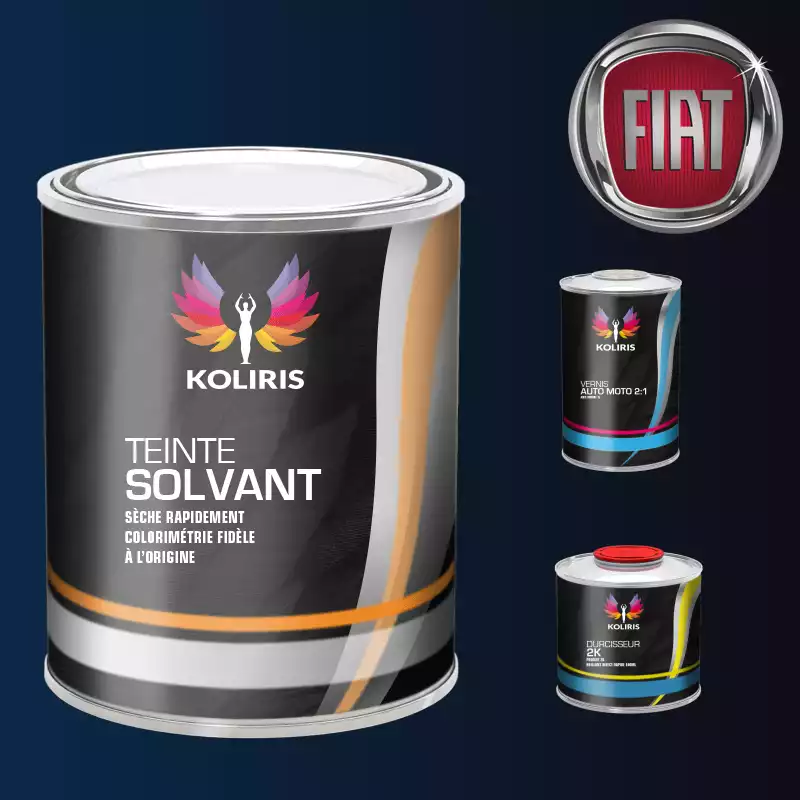Kit peinture et vernis voiture solvant Fiat
