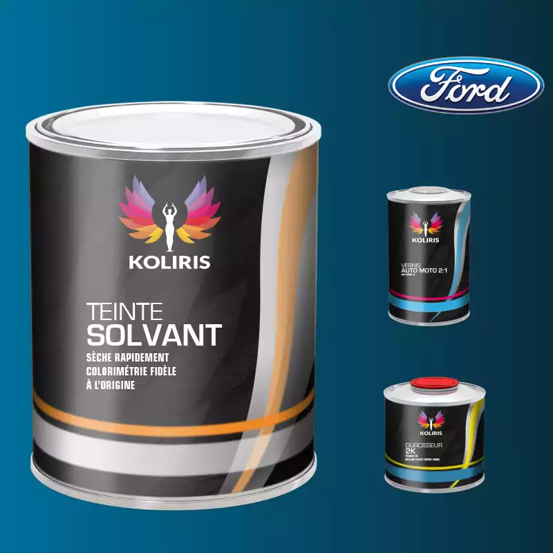 Kit peinture et vernis voiture solvant Ford