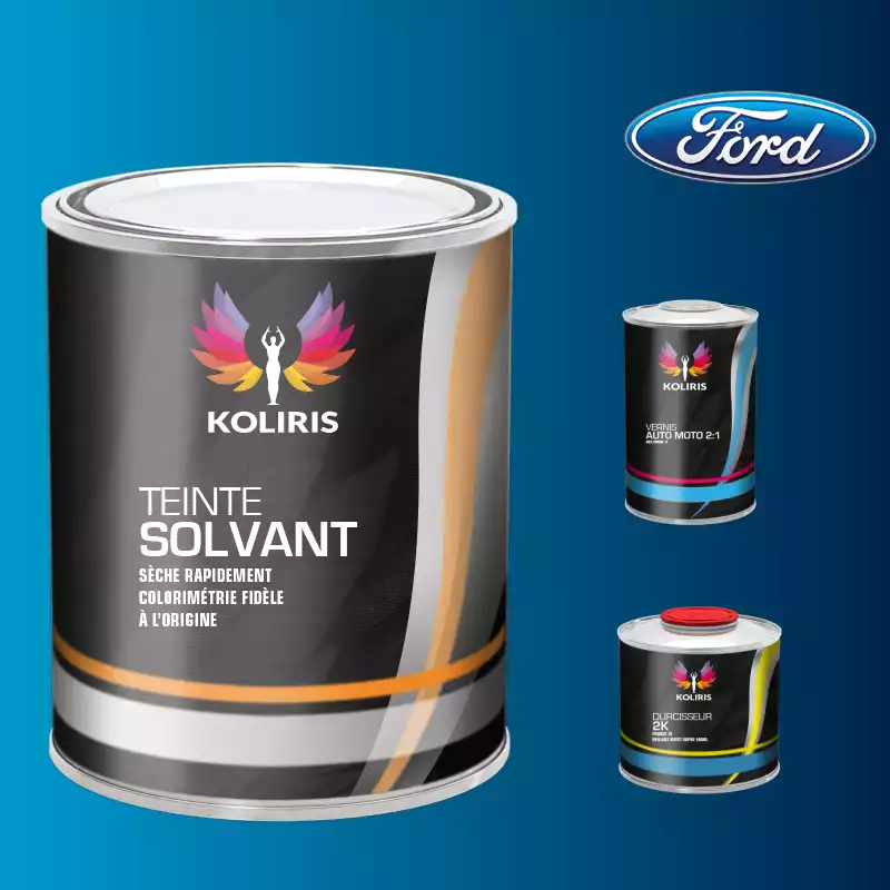 Kit peinture et vernis voiture solvant Ford