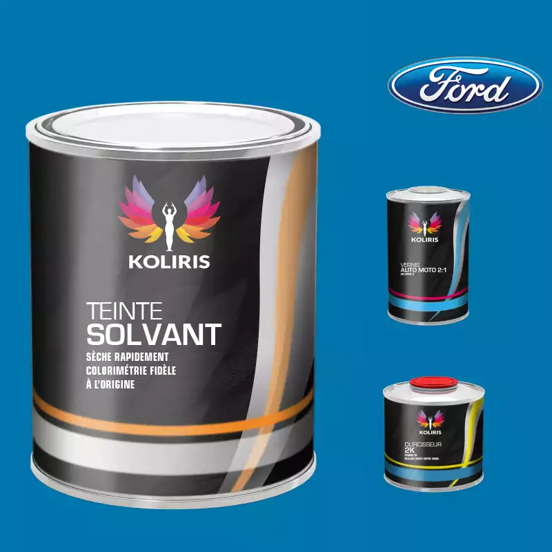 Kit peinture et vernis voiture solvant Ford